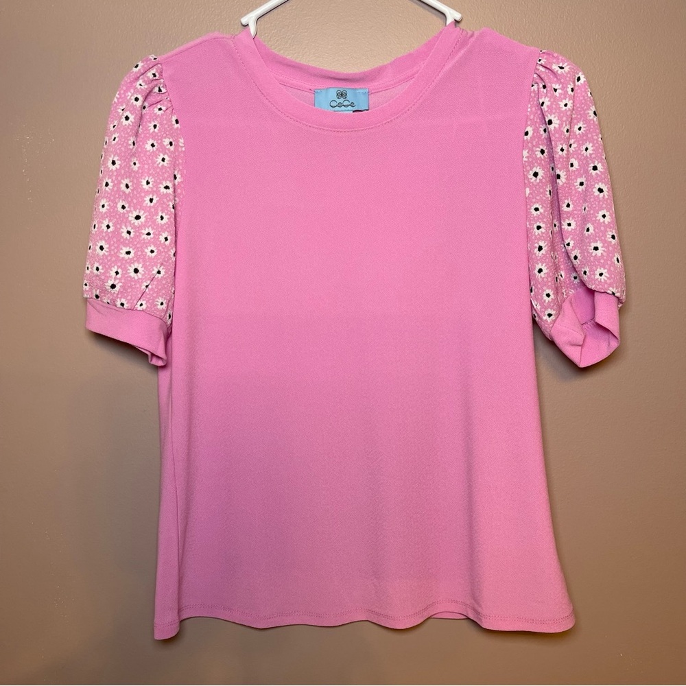 Cece pink blouse xxs